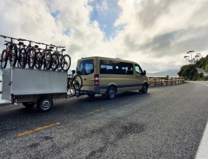 van with bikes